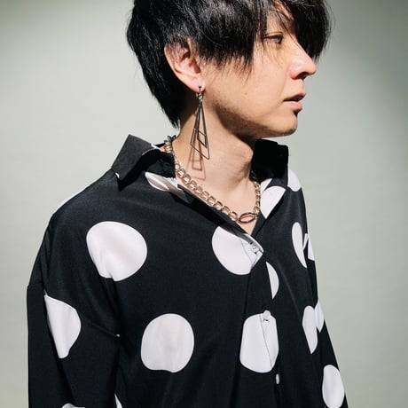 CAロングネックレス(シルバー)