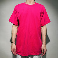 BIG クルーTシャツ(ネオンピンク)