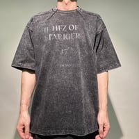 英字プリントビグメントTEE