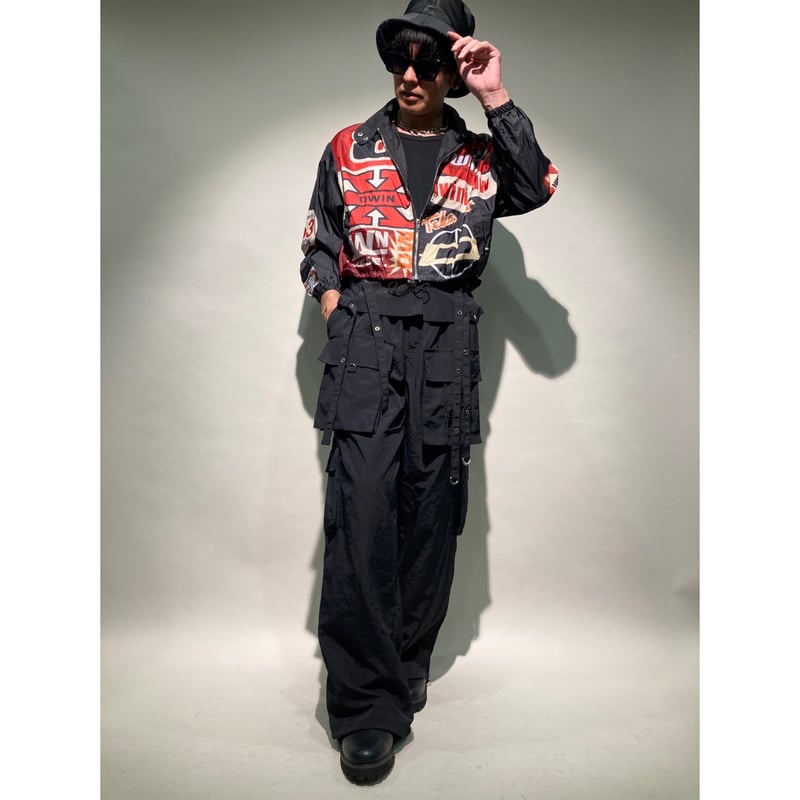 バンダナ柄リバーシブルバケットハット(ブラック) | HOS NOW