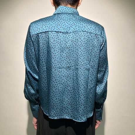 スモールドット総柄シャツ