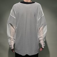 メッシュL/S TEE(ホワイト)