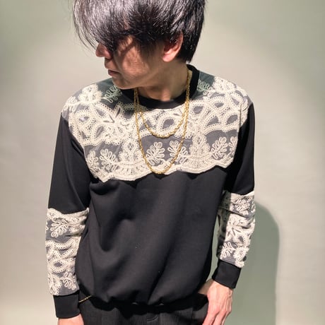 ポイントレースカットソーL/S