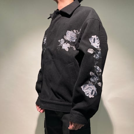 薔薇刺繍ドリズラージャケット