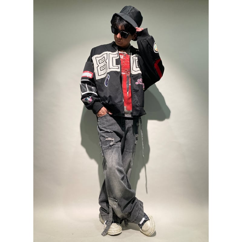 バンダナ柄リバーシブルバケットハット(ブラック) | HOS NOW