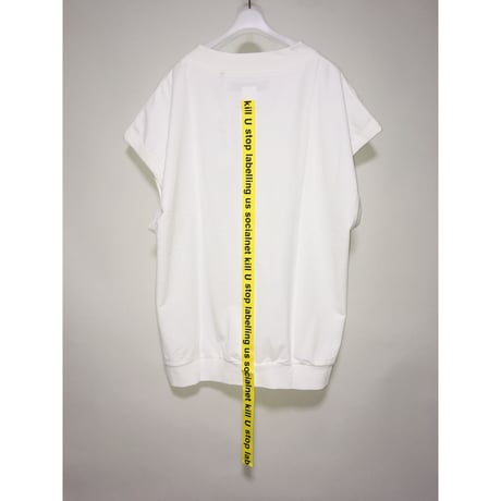 【在庫問い合わせ商品】ロゴラインテープ フレンチスリーブBIG-T