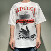 フロント&バックPHOT英字 TEE
