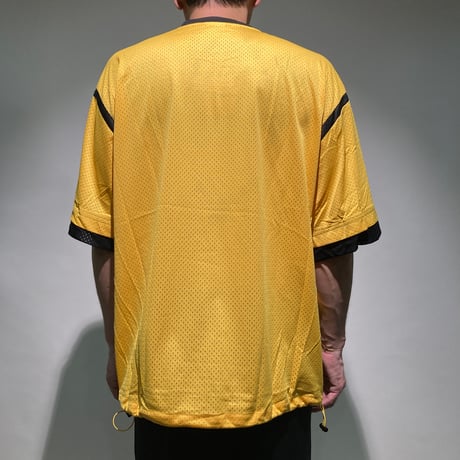 メッシュドローコード付プリントTEE