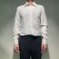 3wayオーバーシャツ(ドットホワイト)