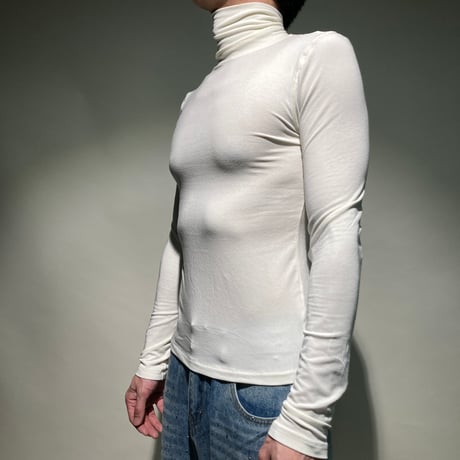 スインタートルネックカットソーL/S(ホワイト)