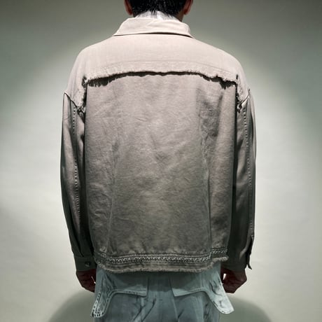 チェーンパイピングCPOワークシャツブルゾン