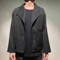 ノーカラーダブルイージージャケット