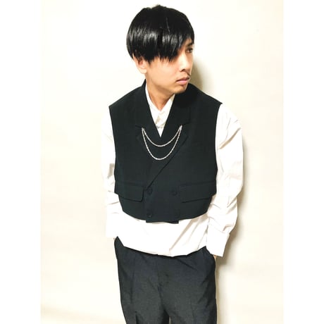 3wayロングネックレス(シルバー)