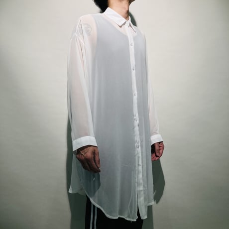 ロングシアーシャツ
