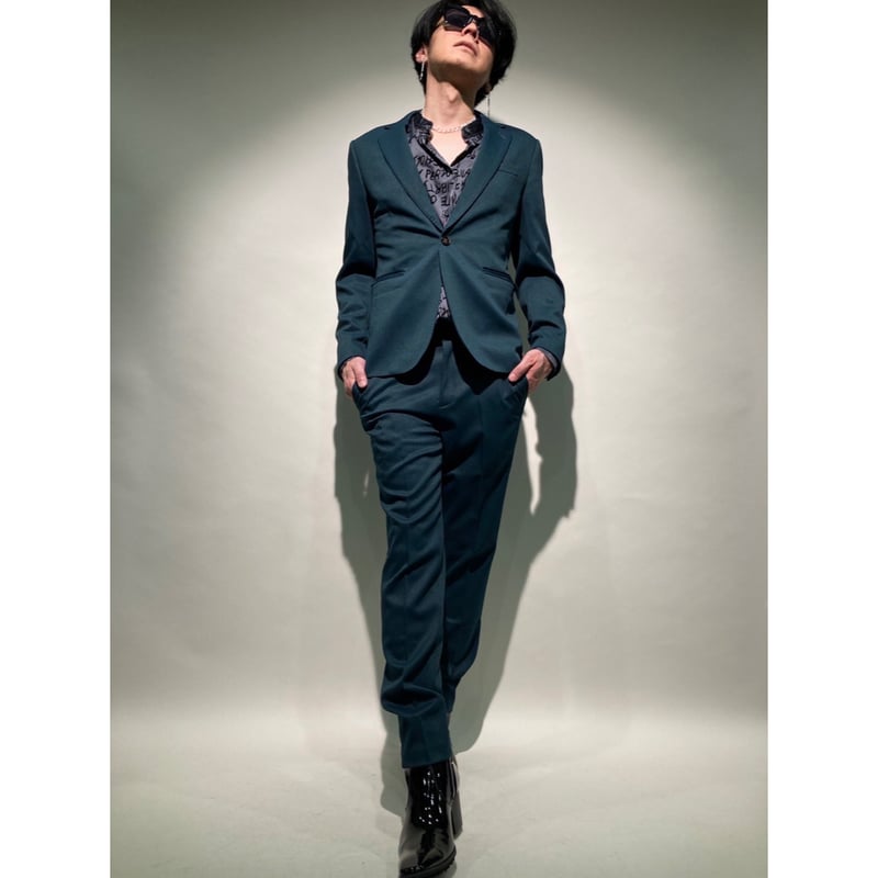 ワイドラペル2Bスーツ(ダークグリーン) | HOS NOW