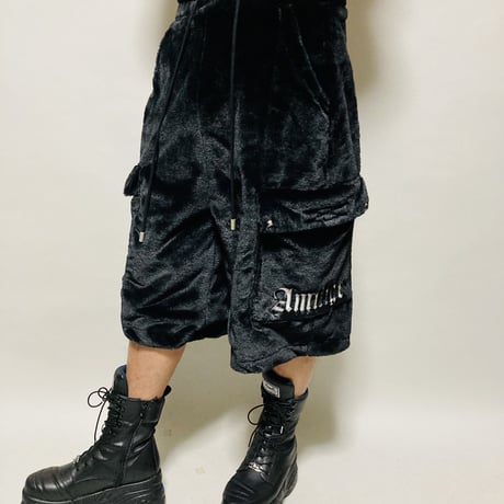 ファーポケットショーツ