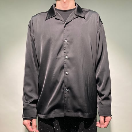マットサテンシャツ(ブラック)