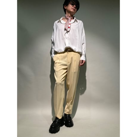 エステルBIGシャツ(ホワイト)