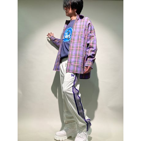 ハトメビッグチェックシャツ