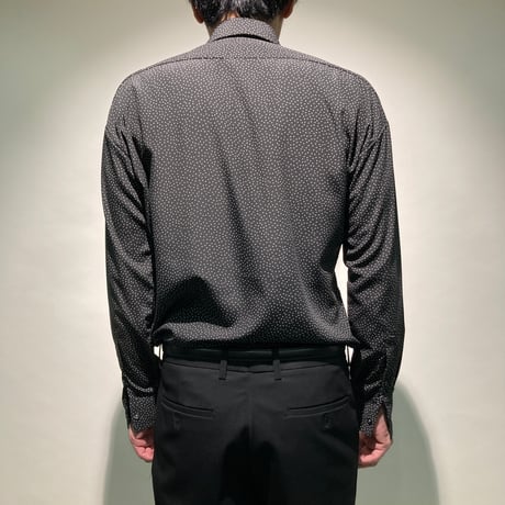 3wayオーバーシャツ(ランダムドットブラック)
