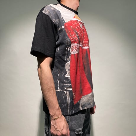 ジャケプリントクルーネックTEE S/S