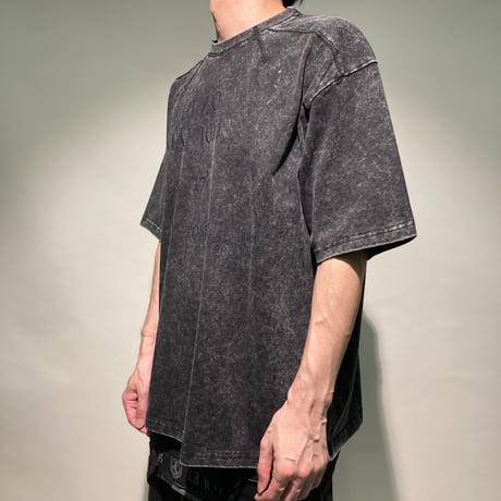 英字プリントビグメントTEE