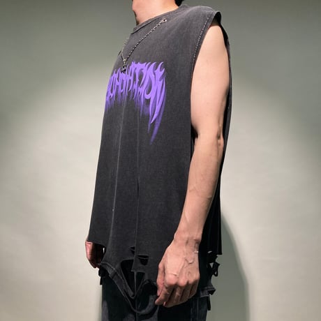 ケミカルダメージノースリーブ