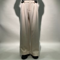 ウエストベルト2タックワイドスラックス