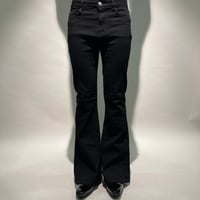 ストレッチスキニーベルボトムパンツ