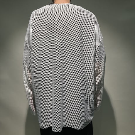 メッシュL/S TEE(ホワイト)