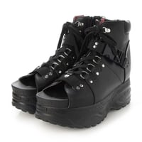 【在庫問合せ商品】厚底ブーツサンダル (ブラック)