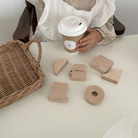 wooden toys cafe-積み木-