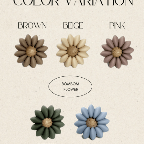 flower parts (シリコンお花のパーツ)