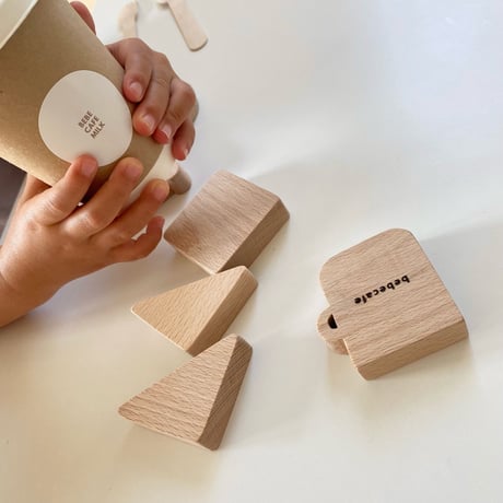 wooden toys cafe-積み木-