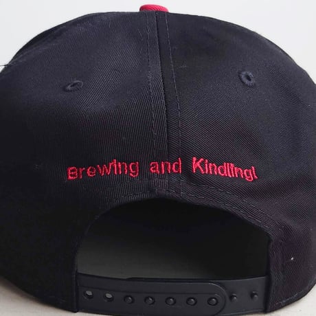 BakEra バクロゴキャップ Black × Red【NewEra 9 FIFTY】