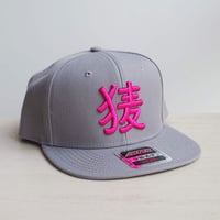 BakEra バクロゴキャップ Gray × Pink【OTTO Snap】