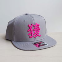 BakEra バクロゴキャップ Gray × Pink【OTTO Snap】