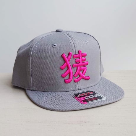 BakEra バクロゴキャップ Gray × Pink【OTTO Snap】