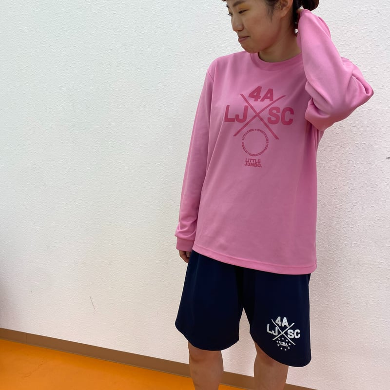 会員限定・指導員手渡し』ドライロングスリーブTシャツ(ピンク011