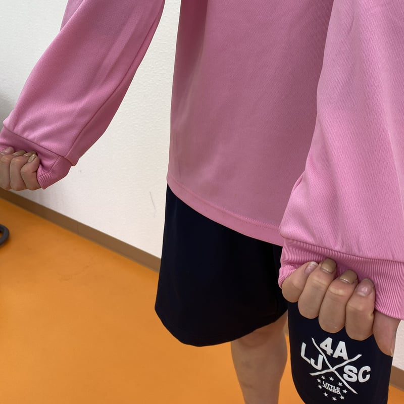 会員限定・指導員手渡し』ドライロングスリーブTシャツ(ピンク011
