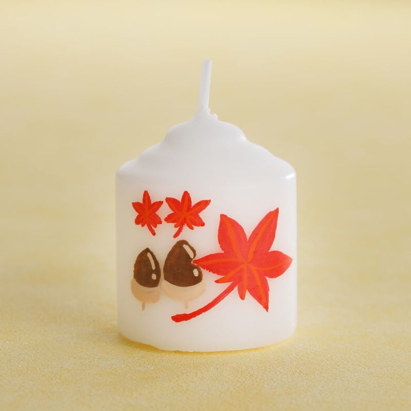 手描きろうそく 紅葉（もみじ） | 山形屋本店