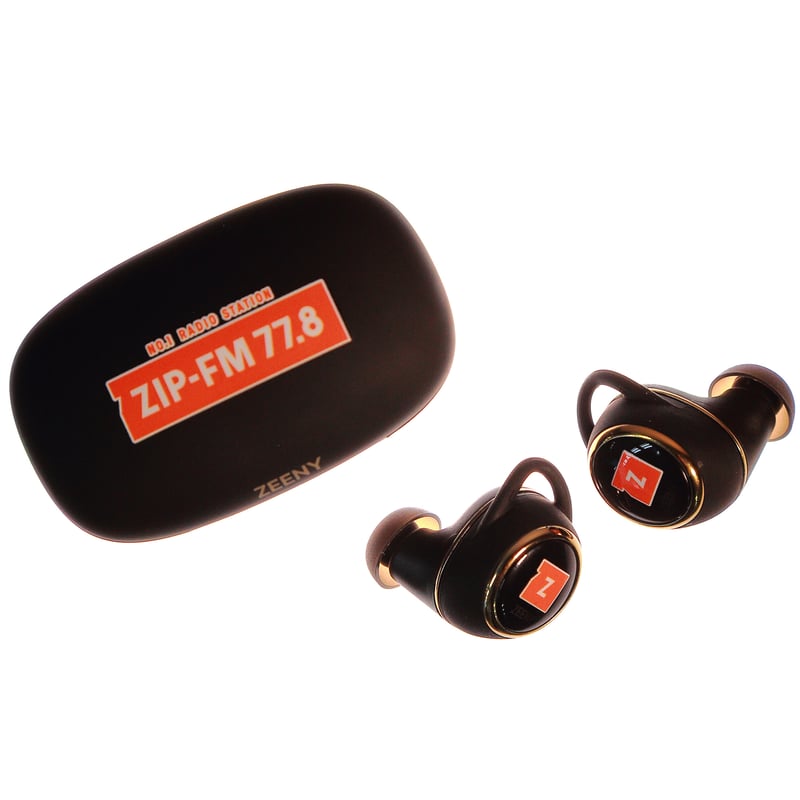 【即購入OK】ZIP FM オリジナル ワイヤレスイヤホン ZIP-FM Earbuds by Zeeny | ZIP-FM OFFICIAL STORE