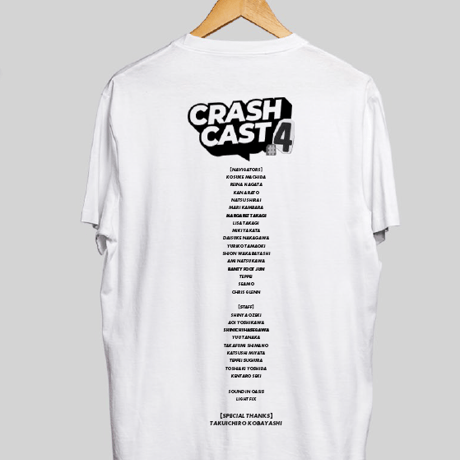 舞台：CRASH CAST4 オリジナルTシャツ( 残りわずか）