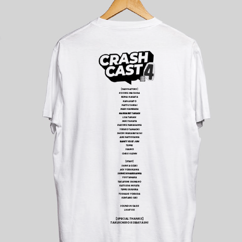 舞台:CRASH CAST4 オリジナルTシャツ | ZIP-FM OFFICIAL STORE 舞台:CRASH CAST4 オリジナルTシャツ | ZIP-FM OFFICIAL STORE