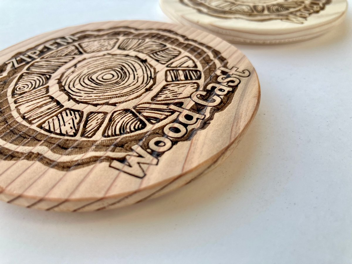 Wood Coaster | ZIP-FM OFFICIAL STORE