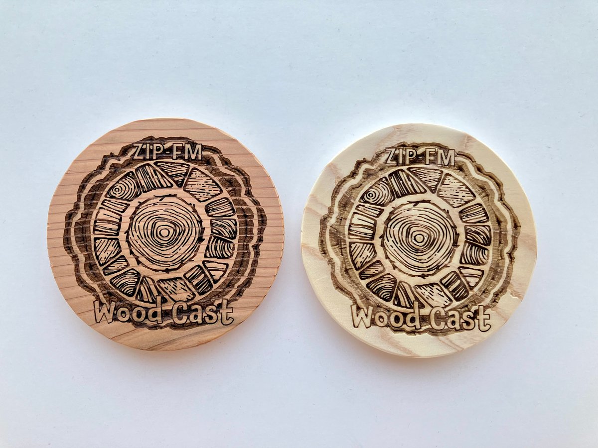 Wood Coaster | ZIP-FM OFFICIAL STORE