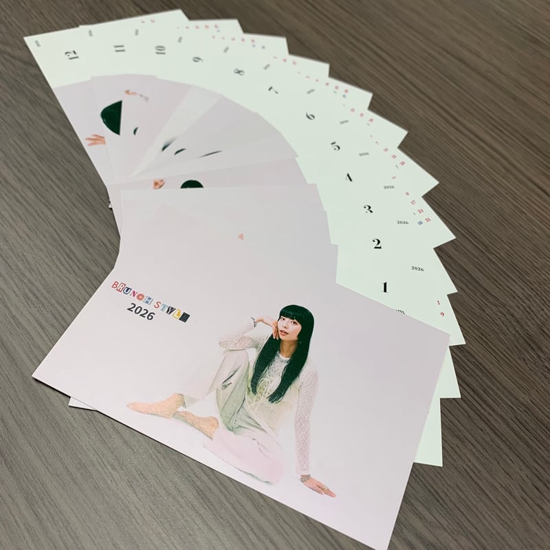 BRUNCH STYLE：PHOTO CALENDAR 2026 〈白レイナさん〉 | ZIP