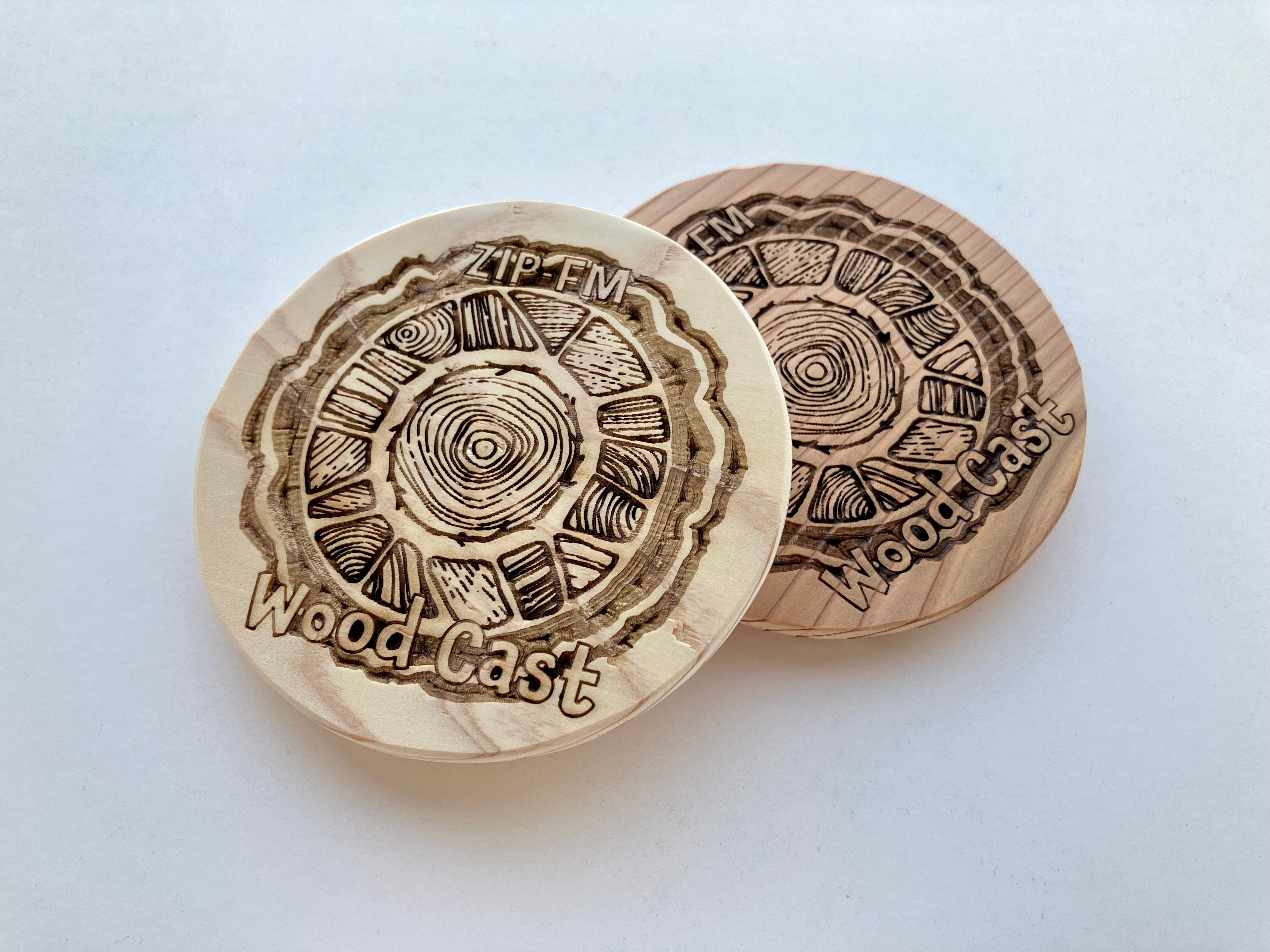 Wood Coaster | ZIP-FM OFFICIAL STORE