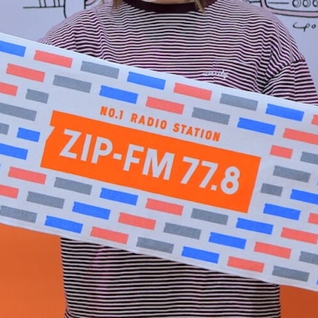 ZIP-FM オリジナル フェイスタオル