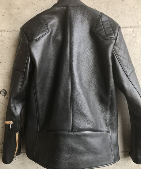 【受注生産】セミオーダーキルティングWライダース/左袖ZIPあり